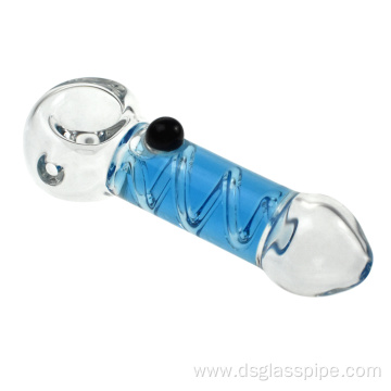 Glycerin Freeze Smoking Pipe Glass Hand Pipe Tobacco Spoon Bowl Pipes